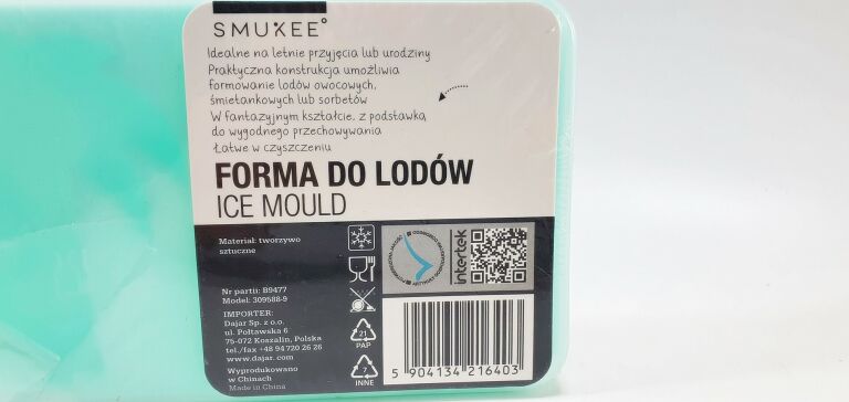 SMUKEE FORMA DO LODÓW MIĘTOWA ANANAS PALMA