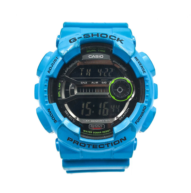 ZEGAREK CASIO G-SHOCK 3400 GD-110 BŁĘKITNY + PUD