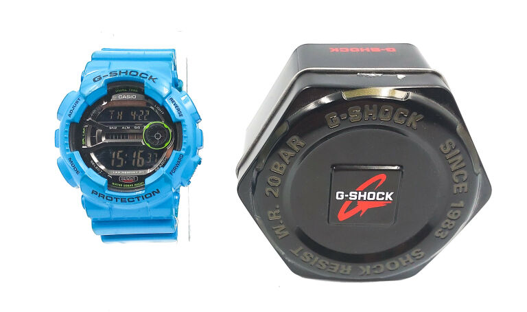 ZEGAREK CASIO G-SHOCK 3400 GD-110 BŁĘKITNY + PUD