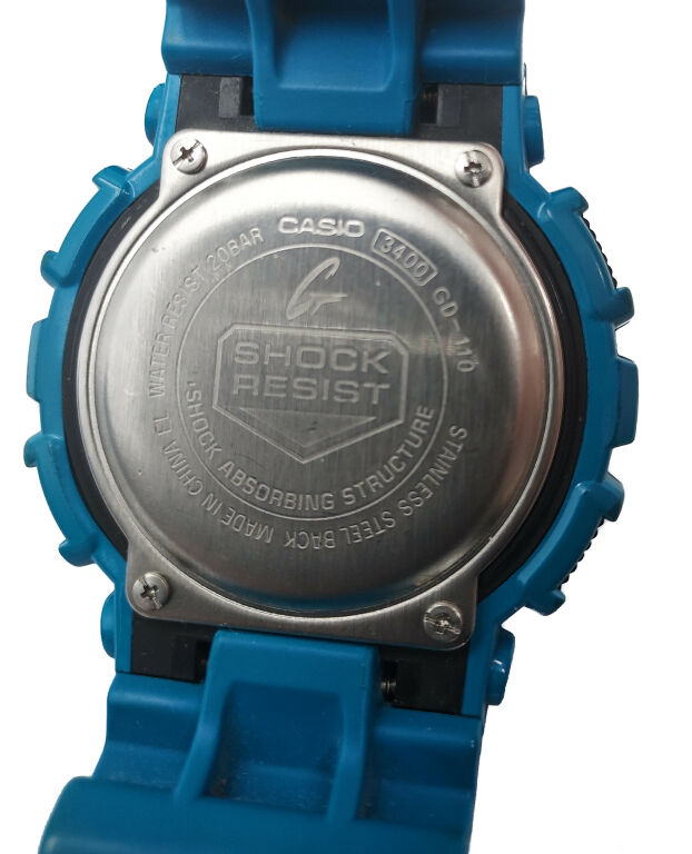 ZEGAREK CASIO G-SHOCK 3400 GD-110 BŁĘKITNY + PUD
