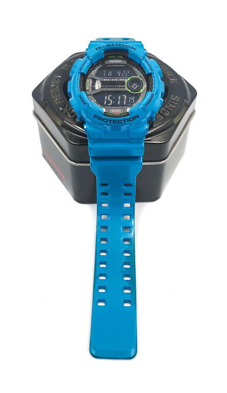 ZEGAREK CASIO G-SHOCK 3400 GD-110 BŁĘKITNY + PUD
