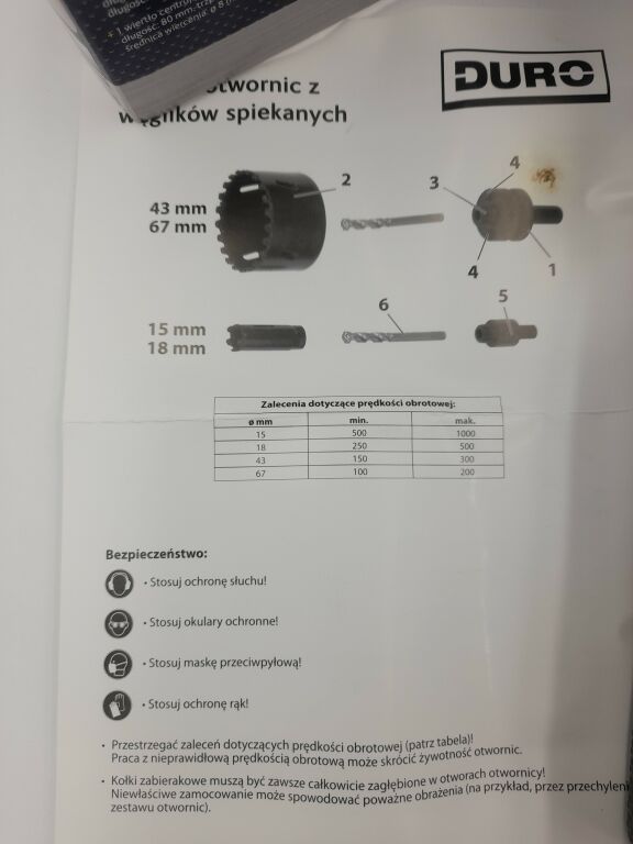 zestaw-otwornic-duro-8-czesci-warto-stan-uzywany