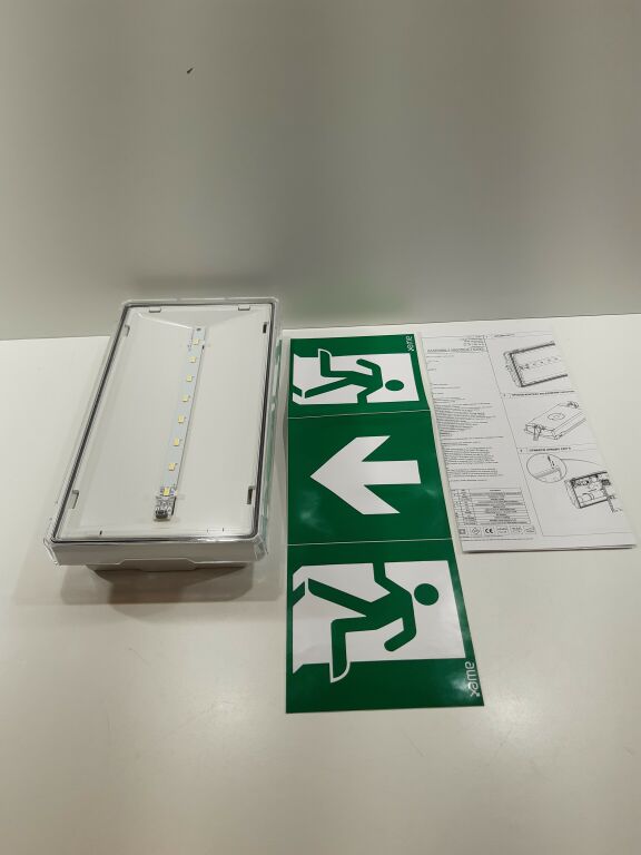 OPRAWA OŚWIETLENIA  EXIT S ETS/1W/C/1/SA/PT/WH