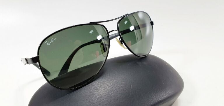 OKULARY RAY BAN RB 8313 002 CARBON PILOTKI