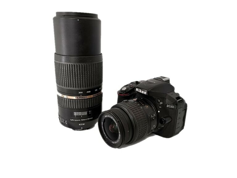 NIKON D5300 + OBIEKTYW 18-55 + TAMRON SP 70-300