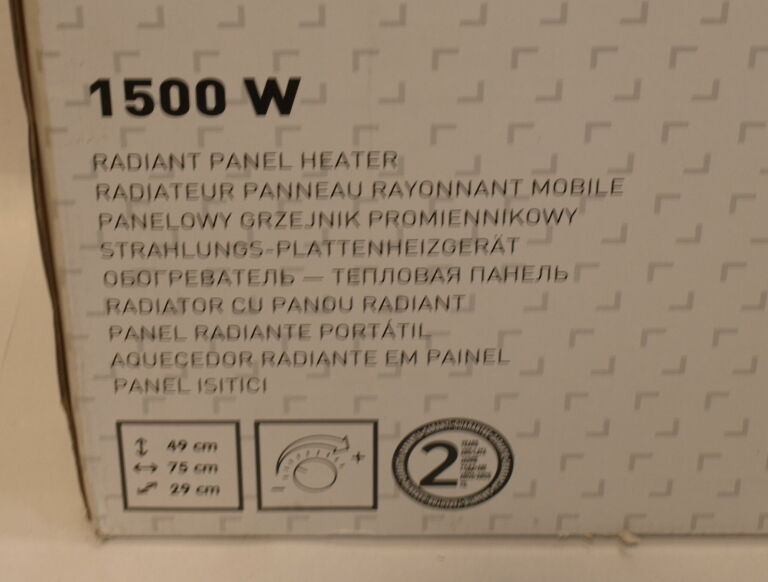 GRZEJNIK KONWEKTOR PROMIENNIKOWY 1500 W E15LF1U