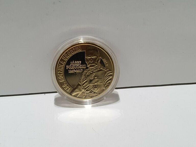 MONETA JÓZEF PIŁSUDSKI 150 ROCZNICA URODZIN