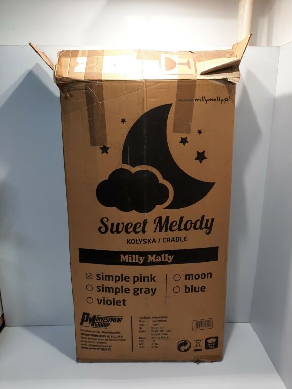 KOŁYSKA SWEET MELODY 4 W 1 Z PILOTEM SIMPLE PINK