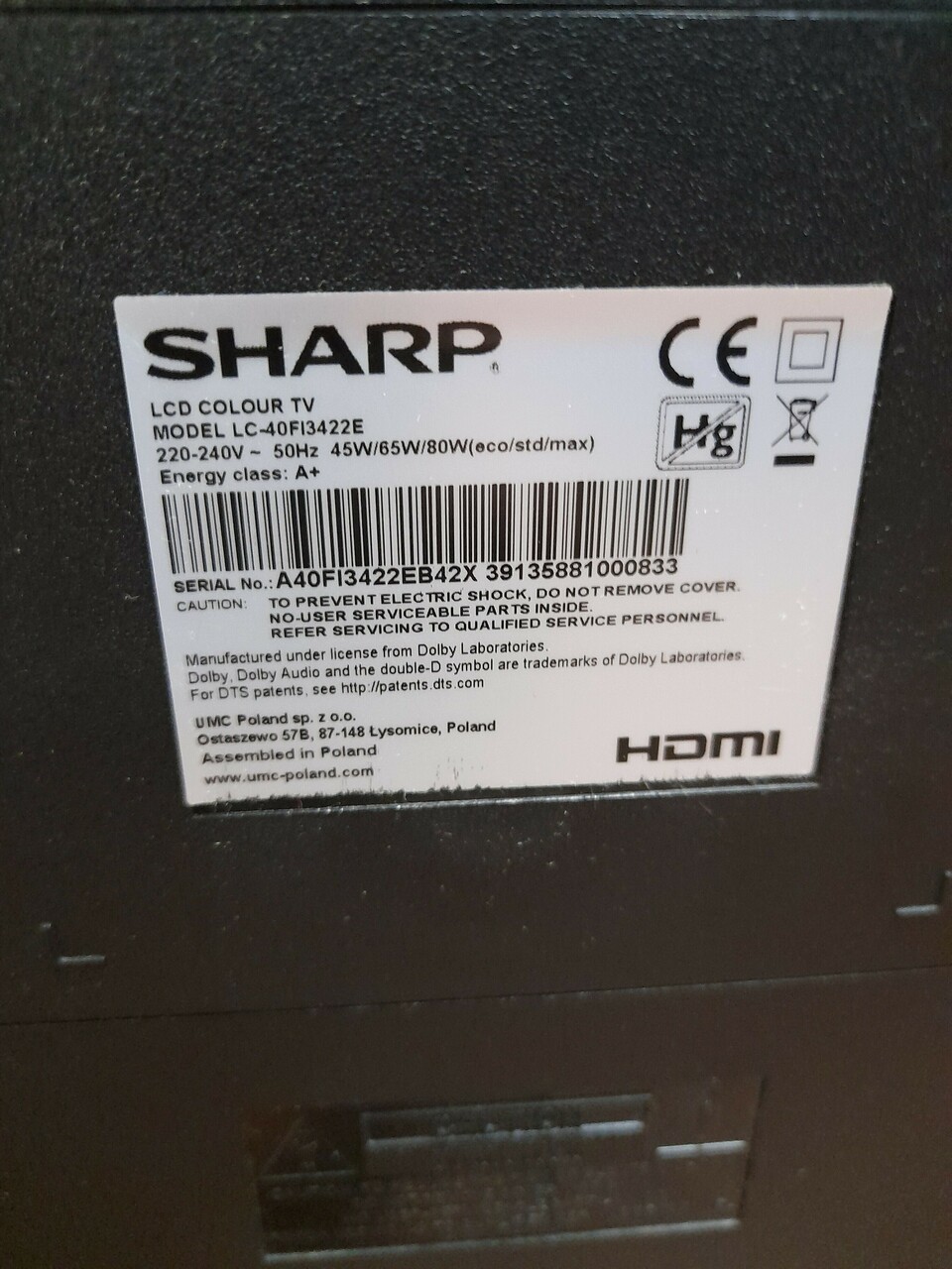 telewizor-sharp-lc-40fi3422-marka-sharp