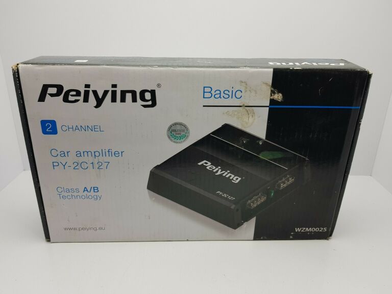 WZMACNIACZ SAMOCHODOWY PEIYING PY-2C127 KOMPLET