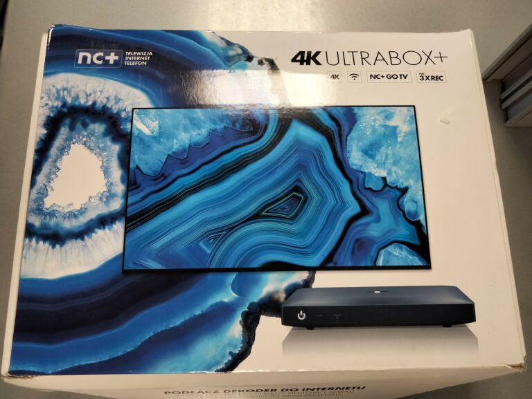DEKODER 4K ULTRABOX PUDEŁKO