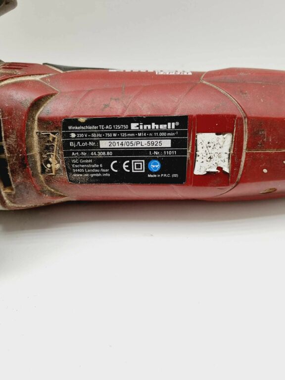 SZLIFIERKA KĄTOWA EINHELL TE-AG 125/750