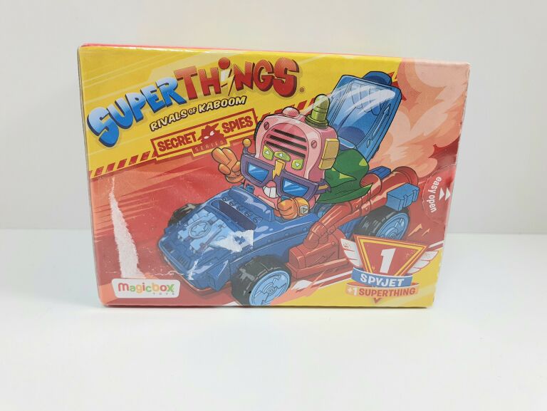 MAGIC BOX SUPER THINGS POJAZD SPY JET ZABAWKA ZIN