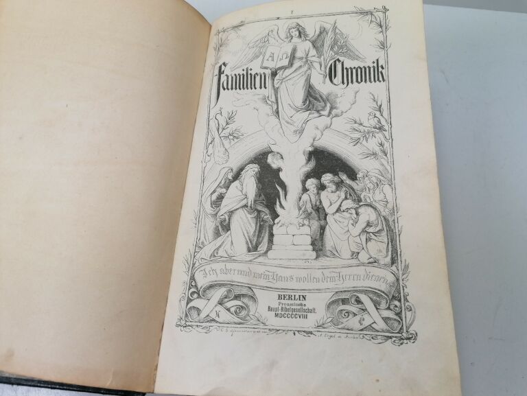 BIBLIA NIEMIECKA ROK KSIĄŻKI 1911