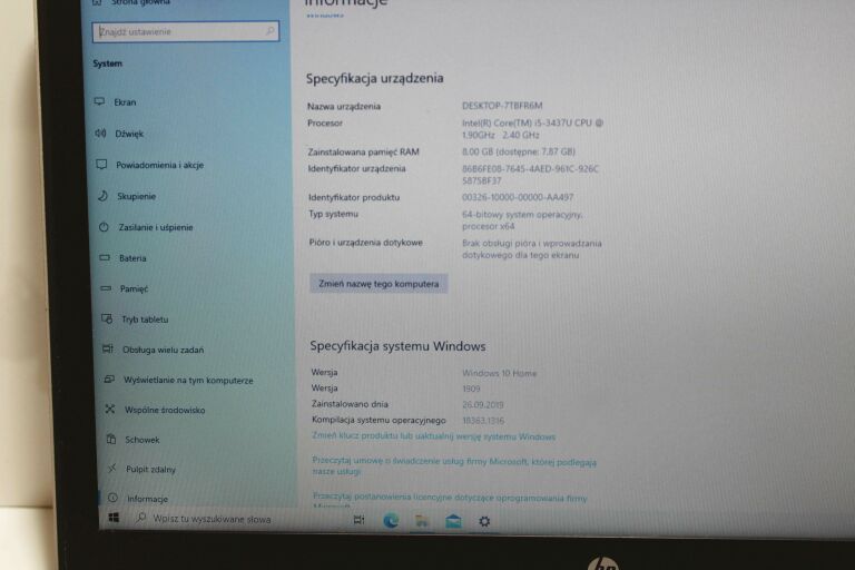 ULTRABOOK HP FOLIO 9470M I5-3437U 8+180GB SSD