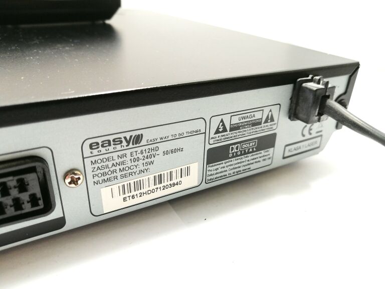 ODTWARZACZ DVD EASY ET-612 HD