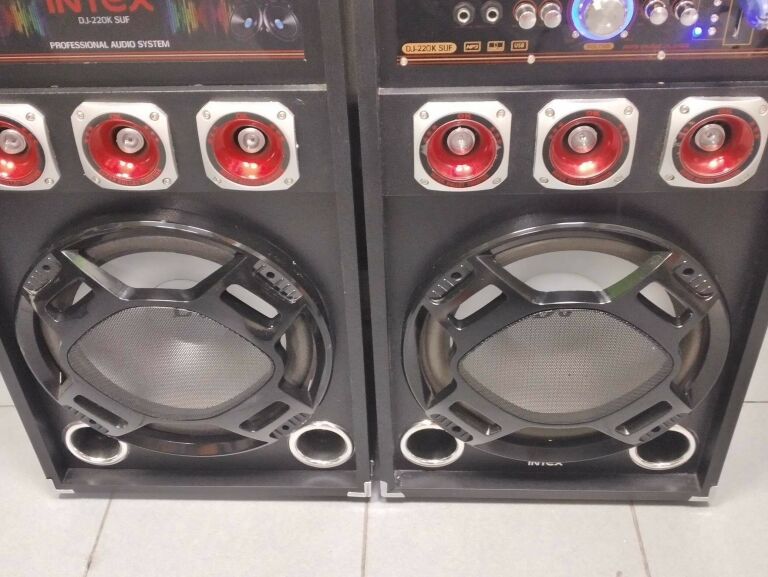 AKTYWNE KOLUMNY GŁOŚNIKOWE INTEX DJ-220K SUF