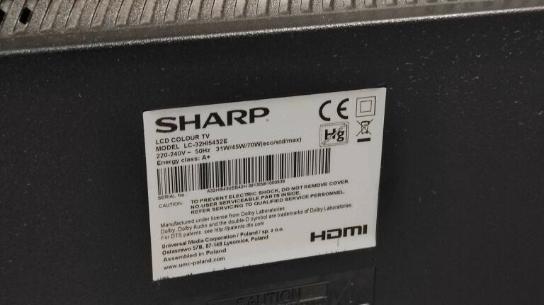 TV SHARP 32 CALE SMART LC-32HI5432E