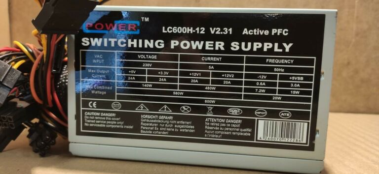 ZASILACZ LC-POWER LC600H-12 V2.31 600 W