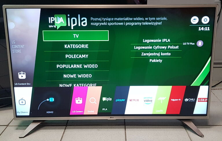 TELEWIZOR LG 43LH615V SMART TV 43 CALE + PILOT
