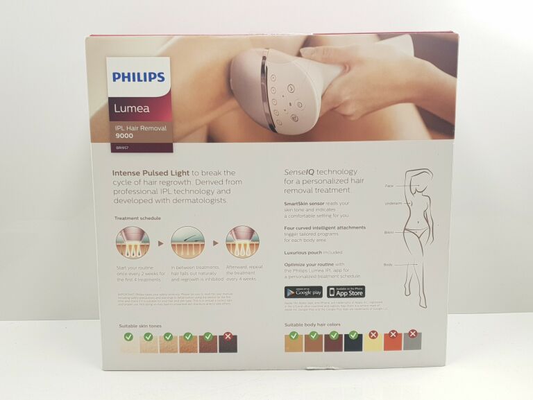 Philips Lumea IPL 9000 Series IPL Hair Removal Device - BRI95700