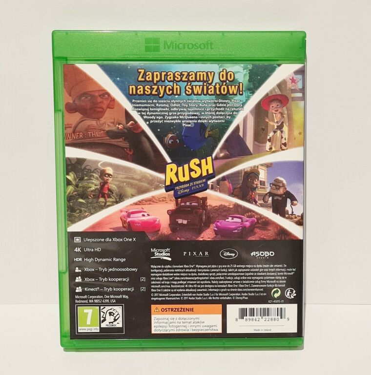 GRA XBOX ONE RUSH DISNEY PIXAR PO POLSKU