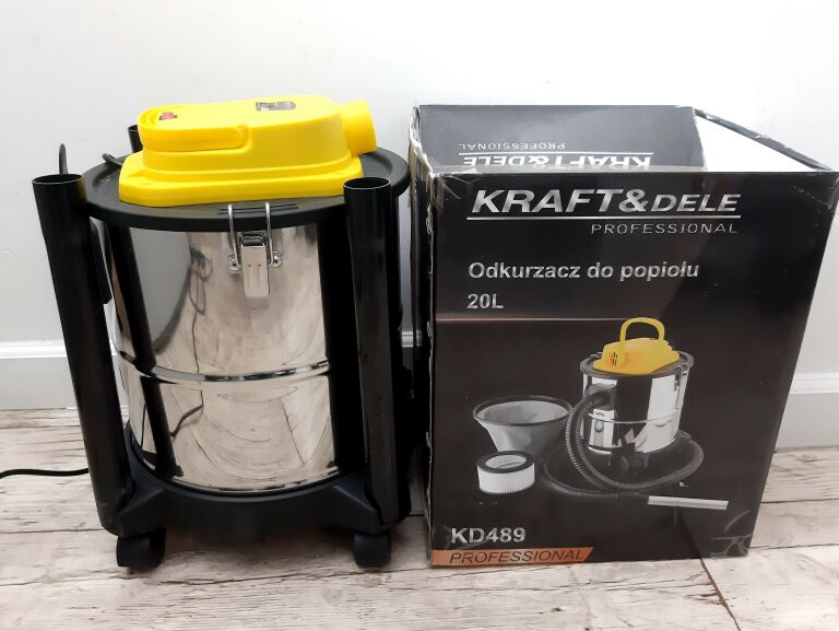 ODKURZACZ PRZEMYSŁOWY/DO POPIOŁU KD489 KRAFT