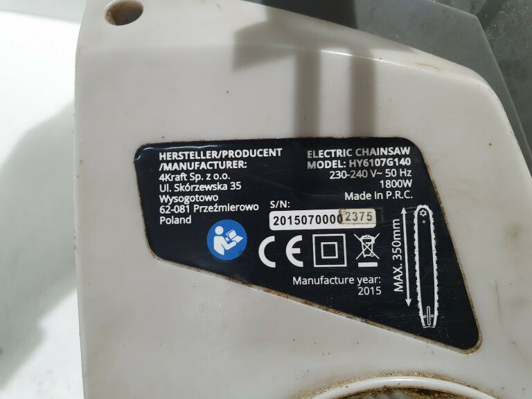 PIŁA ELEKTRYCZNA GARDENKRAFT HY6107G140 #Z WADĄ