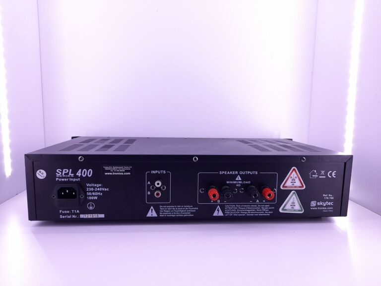 KONCÓWKA MOCY WZMACNIACZ 2X 200W SKYTEC SPL 400