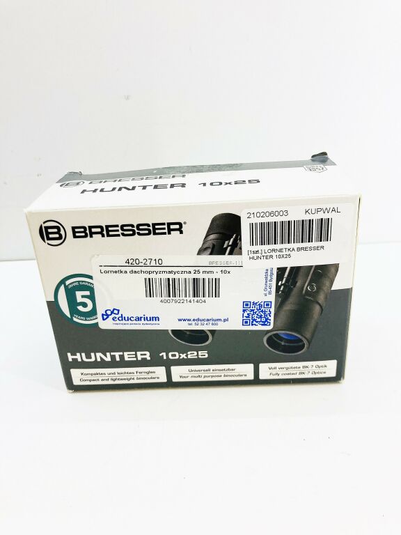 LORNETKA BRESSER HUNTER 10X25 KOMPLET