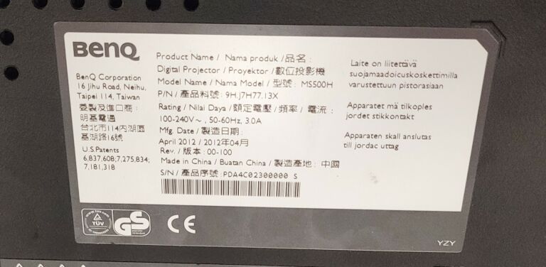 PROJEKTOR BENQ MX520 3000 ANSI