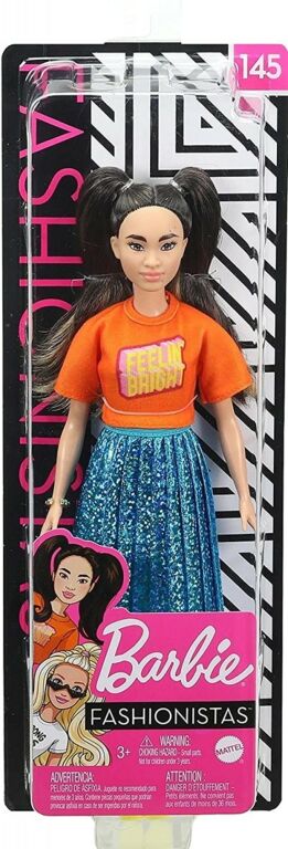 BARBIE FASHIONISTAS MODNE PRZYJACIÓŁKI LALKA 145
