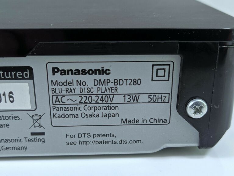 ODTWARZACZ BLU-RAY PANASONIC DMP-BDT280 +PILOT