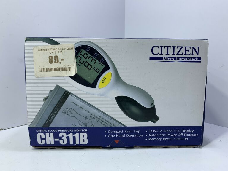 CISNIENIOMIERZ CITIZEN CH 311 B USZKODZONY NIE DZIALA