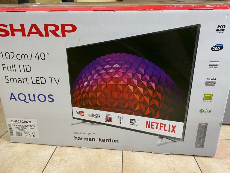 TV SHARP LC-40CFG6022E KOMPLET