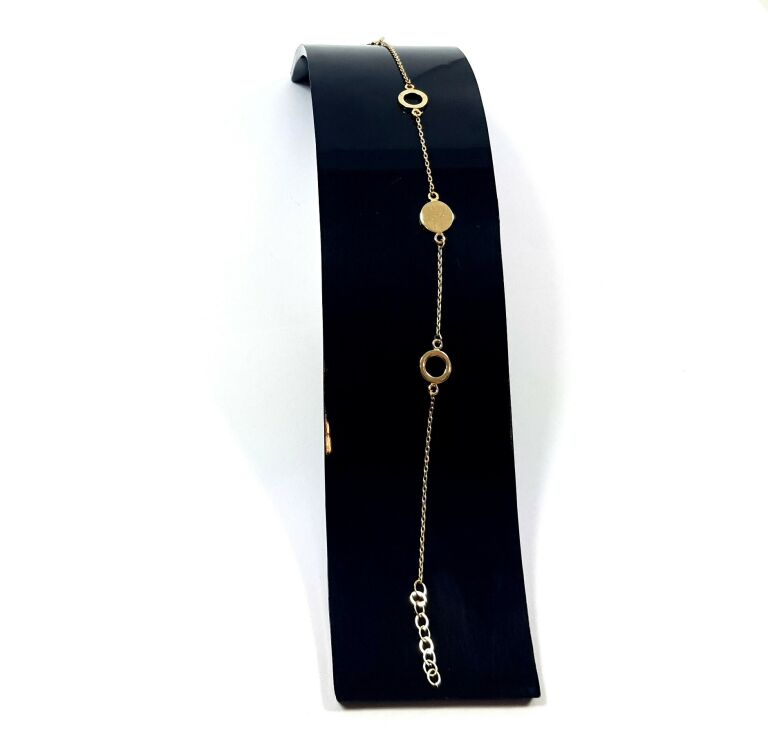 nowa-zlota-bransoletka-585-160g-okregi-i-koleczka-rodzaj-2205-2