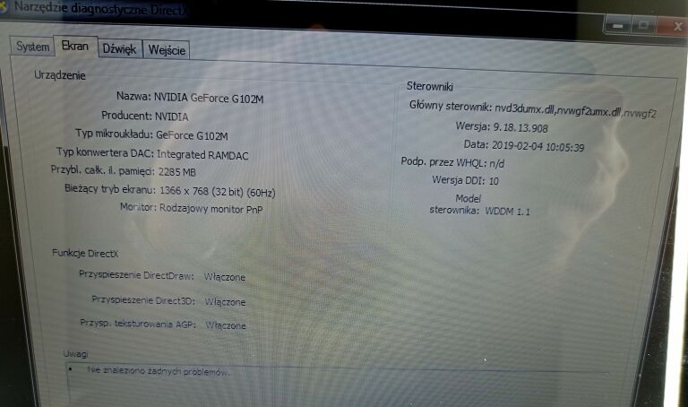 LAPTOP ASUS K50IN 4GB 320GB WIN7 GŁOŚNIKI