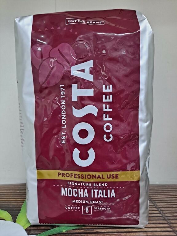 costa mocha italia coffee beans 1kg