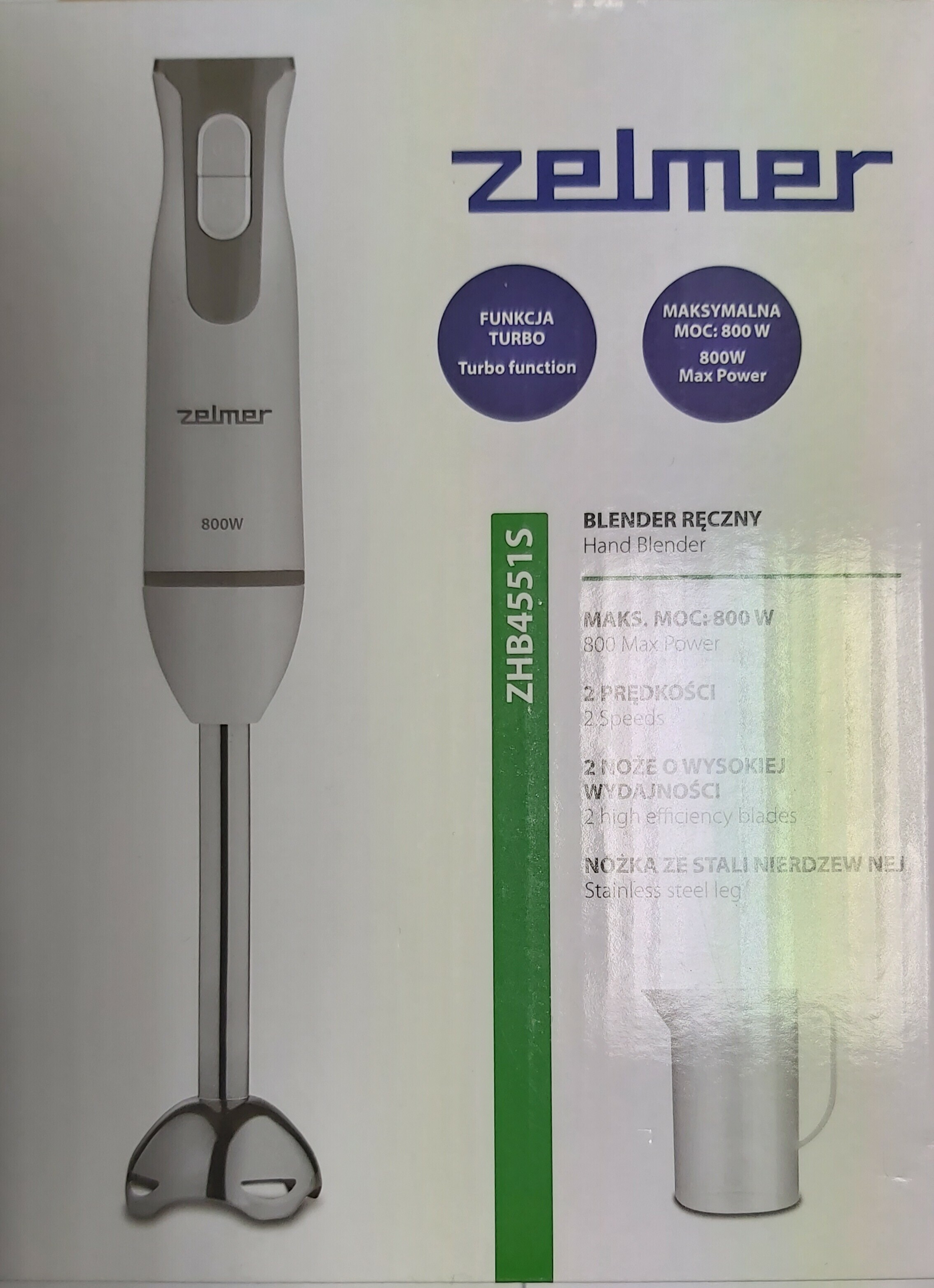 blender-reczny-zelmer-zhb4551s-800w-turbo-kubek-stan-powystawowy