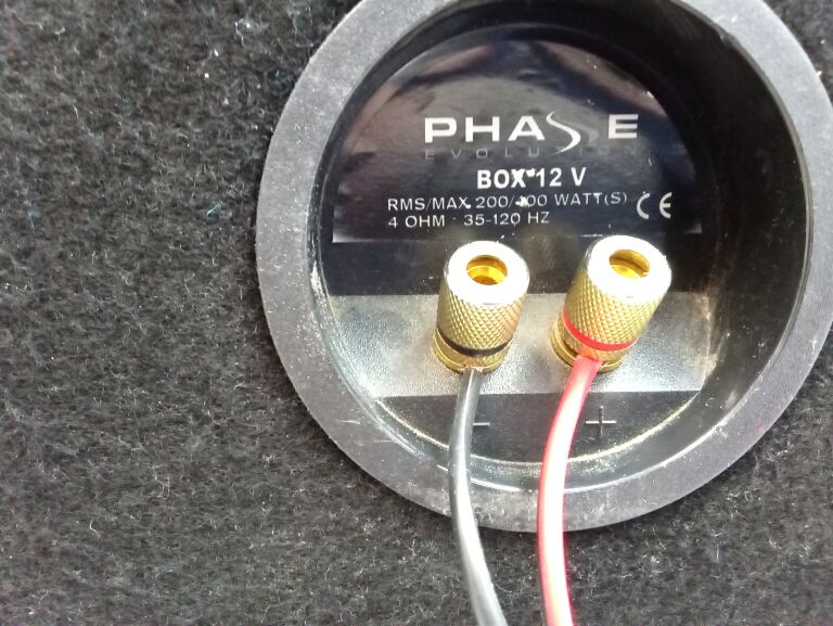 SUBWOOFER PHASE EVOLUTION BOX 12V 4 OHM