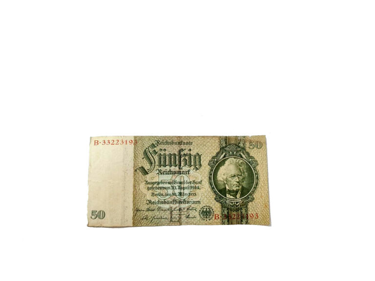 NIEMCY - 50 REICHSMARK : 1924-1933 - SERIA B