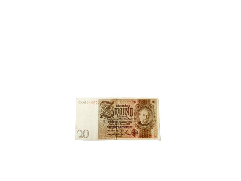 NIEMCY - 20 REICHSMARK 1924 - 1929 - SERIA C
