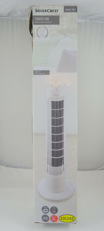 wentylator-silvercrest-tower-fan-pudelko-stan-uzywany