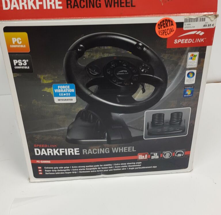 SPEEDLINK KIEROWNICA DARKFIRE RACING WHEEL, PC, P