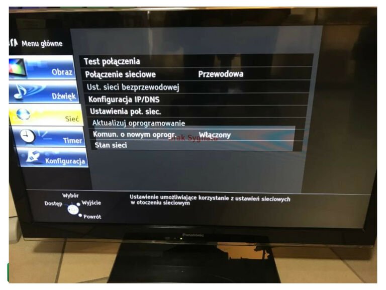 PANASONIC VIERA TX-L32E5E 32''. USZKODZONY