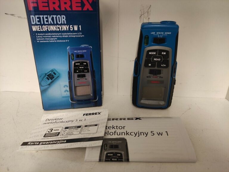 DETEKTOR FERREX WIELOFUNKCYJNY 5 W 1