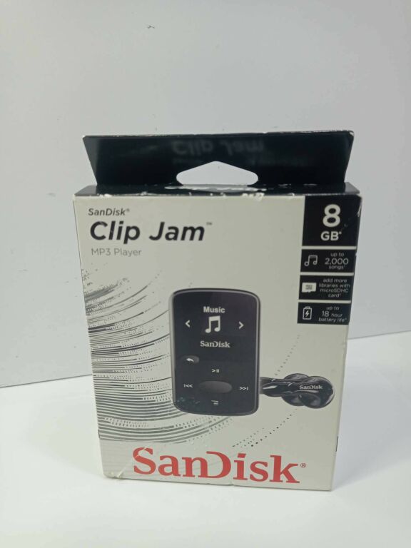 ODTWARZACZ MP3 SANDISK CLIP JAM CZARNY 8 GB