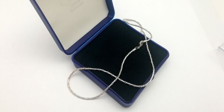 ŚLICZNY SREBRNY ŁAŃCUSZEK 925 7,31GRAM