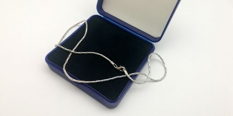 ŚLICZNY SREBRNY ŁAŃCUSZEK 925 7,31GRAM