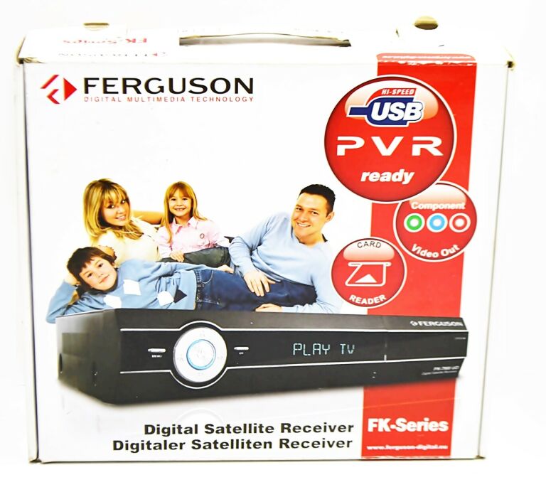 TUNER SAT FERGUSON FK-7900 + PILOT, PUDEŁKO